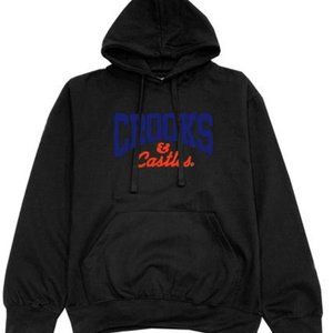 Crooks and Castles Core Logo Hoodie Black Size S